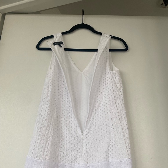 Banana Republic White Drop-waist Dress Size 4 - Picture 10 of 11